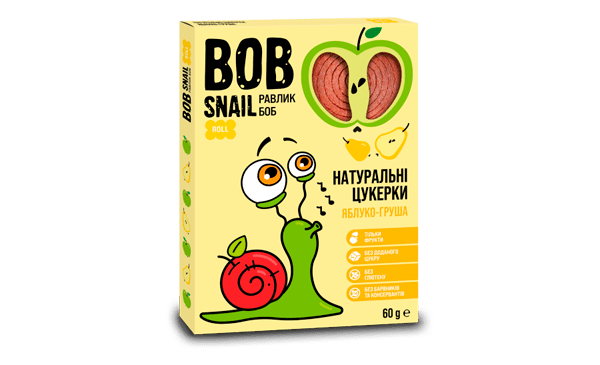 Заказать Десерты Натуральные яблочно-грушевые конфеты Bob Snail с доставкой