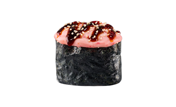 Заказать Суши Гункан з печеним лососем та сиром с доставкой