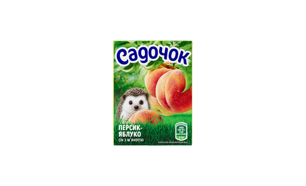 Сік «Садочок» Персик-яблуко